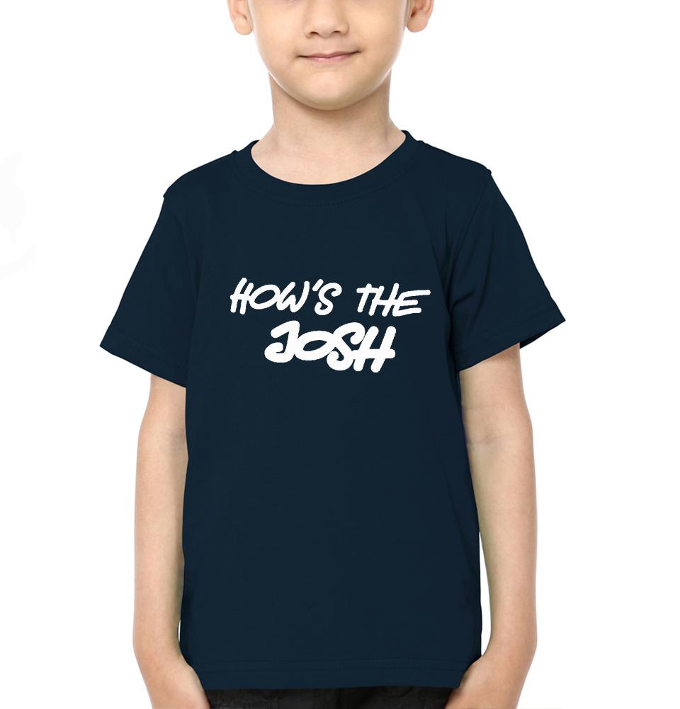 Hows The Josh Half Sleeves T-Shirt for Boy-KidsFashionVilla