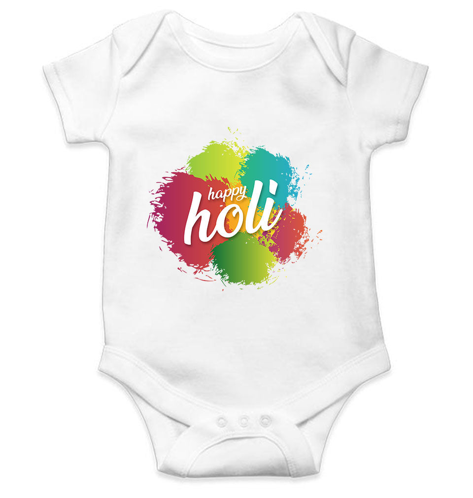 Happy Holi Rompers for Baby Boy - KidsFashionVilla