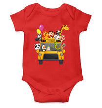 Load image into Gallery viewer, Zoo Bus Cartoon Rompers for Baby Boy- KidsFashionVilla
