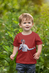 Ronaldo Half Sleeves T-Shirt for Boy-KidsFashionVilla