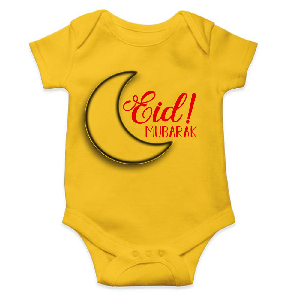 Eid Mubaaarak Rompers for Baby Boy- KidsFashionVilla