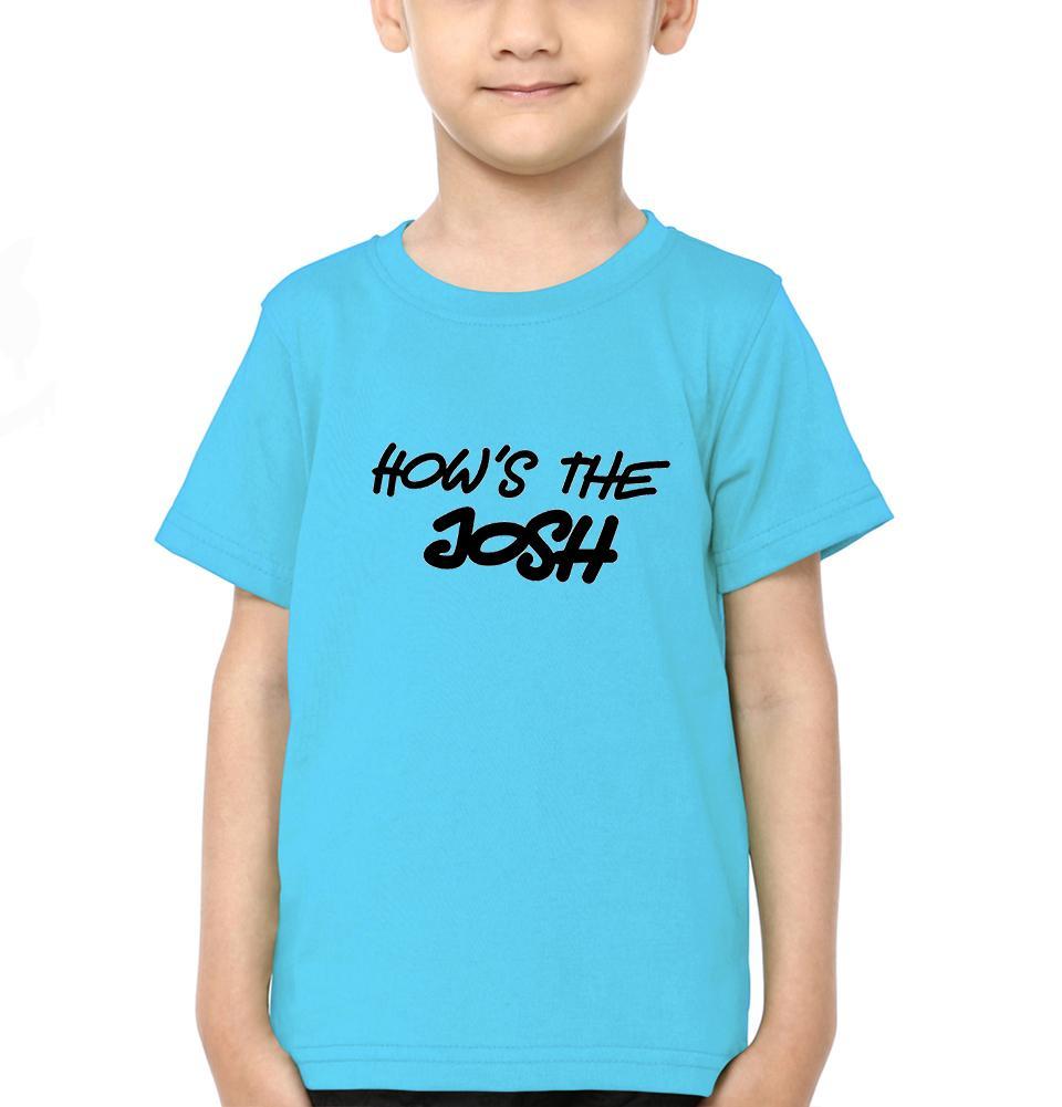 Hows The Josh Half Sleeves T-Shirt for Boy-KidsFashionVilla