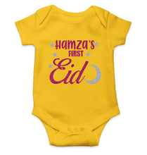 Load image into Gallery viewer, 1st Eid Custom Name Rompers for Baby Boy- KidsFashionVilla
