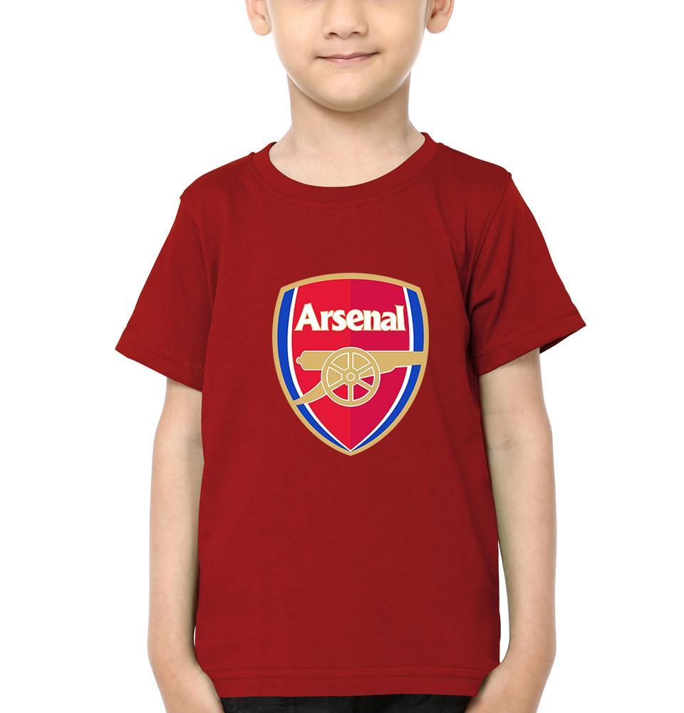 Arsenal Half Sleeves T-Shirt for Boy-KidsFashionVilla