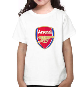Arsenal Half Sleeves T-Shirt For Girls -KidsFashionVilla