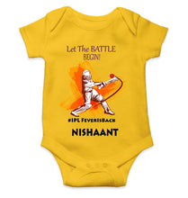 Load image into Gallery viewer, Custom Name IPL Fever Rompers for Baby Boy- KidsFashionVilla
