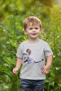 Ronaldo Half Sleeves T-Shirt for Boy-KidsFashionVilla