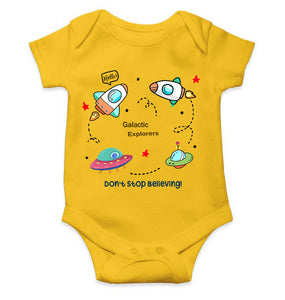 Spaceships Rompers for Baby Girl- KidsFashionVilla