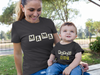Mamas Boy Mother And Son Black Matching T-Shirt- KidsFashionVilla
