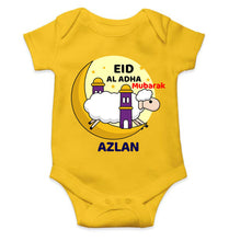 Load image into Gallery viewer, Custom Name Eid Al Adha Bakra Eid Mubarak Rompers for Baby Boy- KidsFashionVilla

