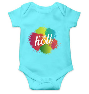Happy Holi Rompers for Baby Boy - KidsFashionVilla