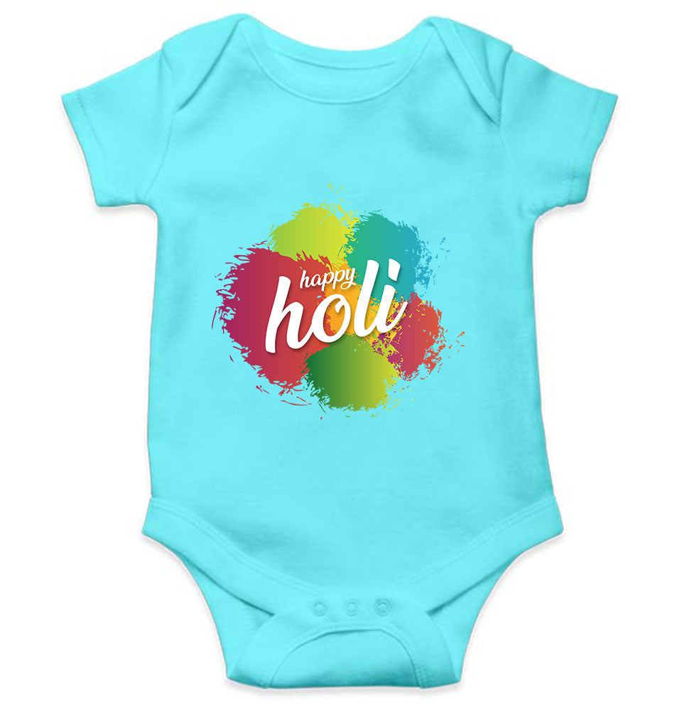 Happy Holi Rompers for Baby Boy - KidsFashionVilla