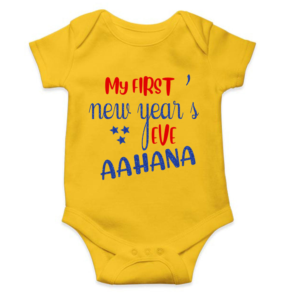 Customized Name My First New Year Rompers for Baby Girl- KidsFashionVilla