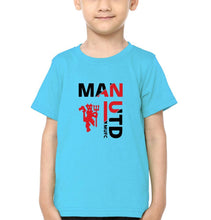 Load image into Gallery viewer, Manchester United Half Sleeves T-Shirt for Boy-KidsFashionVilla
