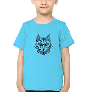 WOLF Half Sleeves T-Shirt for Boy-KidsFashionVilla