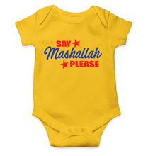 Load image into Gallery viewer, Say Mashallah Please Eid Rompers for Baby Boy- KidsFashionVilla
