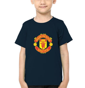 Manchester United Half Sleeves T-Shirt for Boy-KidsFashionVilla