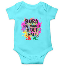 Load image into Gallery viewer, Bura Na Mano Holi Hai Rompers for Baby Boy - KidsFashionVilla

