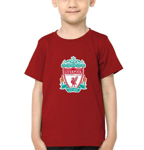 Liverpool Half Sleeves T-Shirt for Boy-KidsFashionVilla