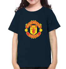 Load image into Gallery viewer, Manchester United Half Sleeves T-Shirt For Girls -KidsFashionVilla
