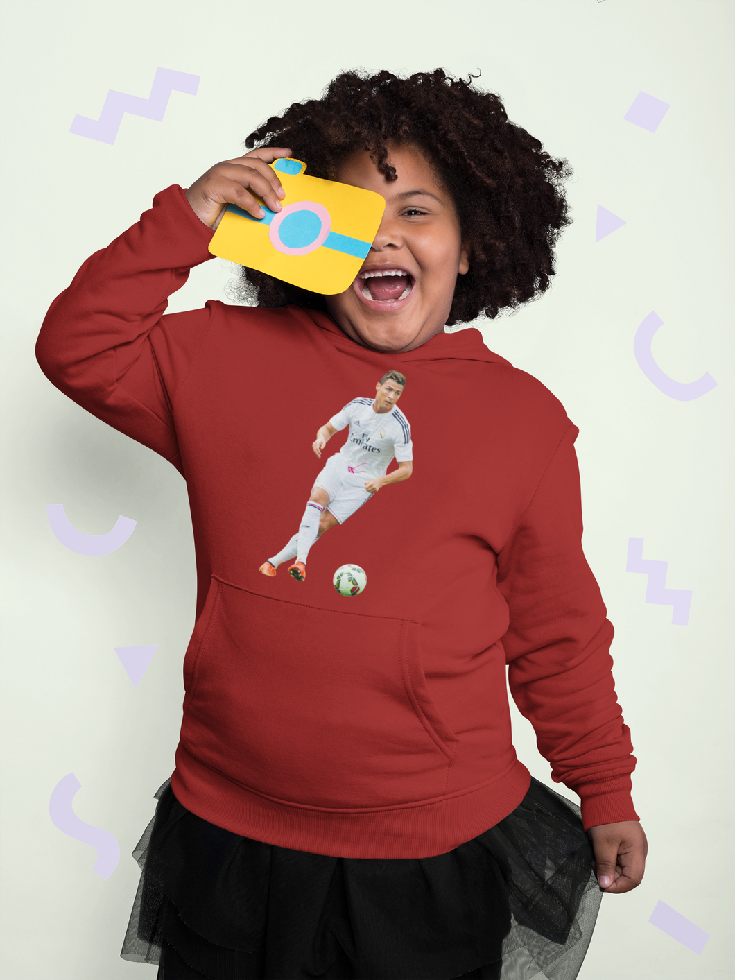 Ronaldo Girl Hoodies-KidsFashionVilla