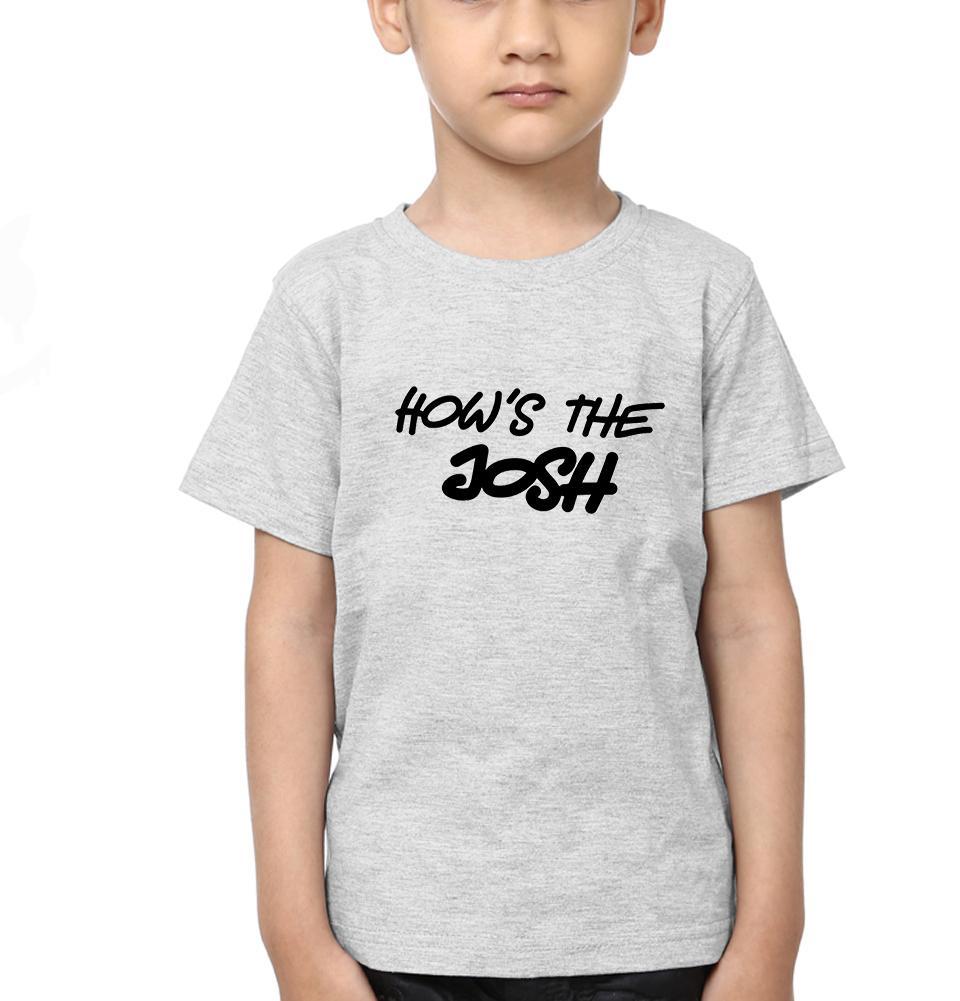 Hows The Josh Half Sleeves T-Shirt for Boy-KidsFashionVilla