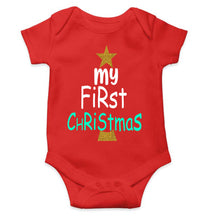 Load image into Gallery viewer, My First Christmas Rompers for Baby Boy- KidsFashionVilla
