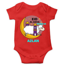 Load image into Gallery viewer, Custom Name Eid Al Adha Bakra Eid Mubarak Rompers for Baby Boy- KidsFashionVilla
