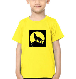 WOLF Half Sleeves T-Shirt for Boy-KidsFashionVilla