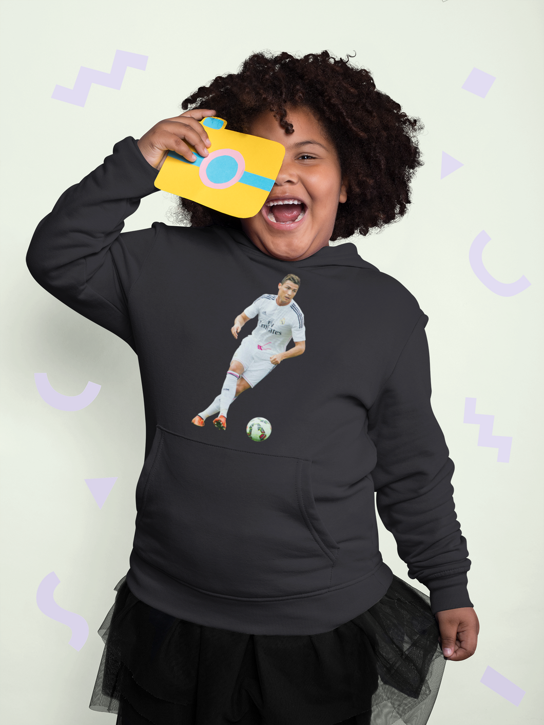 Ronaldo Girl Hoodies-KidsFashionVilla