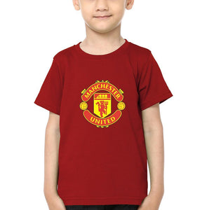 Manchester United Half Sleeves T-Shirt for Boy-KidsFashionVilla