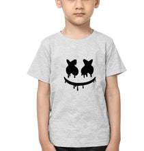 Load image into Gallery viewer, Marshmello Logo Half Sleeves T-Shirt for Boy-KidsFashionVilla
