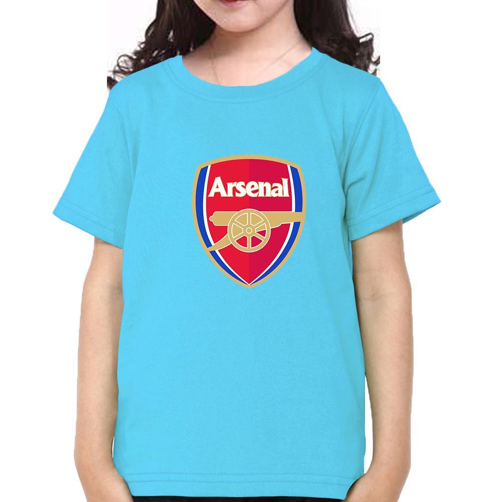 Arsenal Half Sleeves T-Shirt For Girls -KidsFashionVilla
