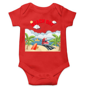 Beach Day Rompers for Baby Girl- KidsFashionVilla