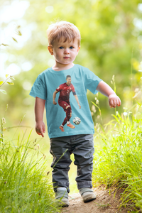 Ronaldo Half Sleeves T-Shirt for Boy-KidsFashionVilla