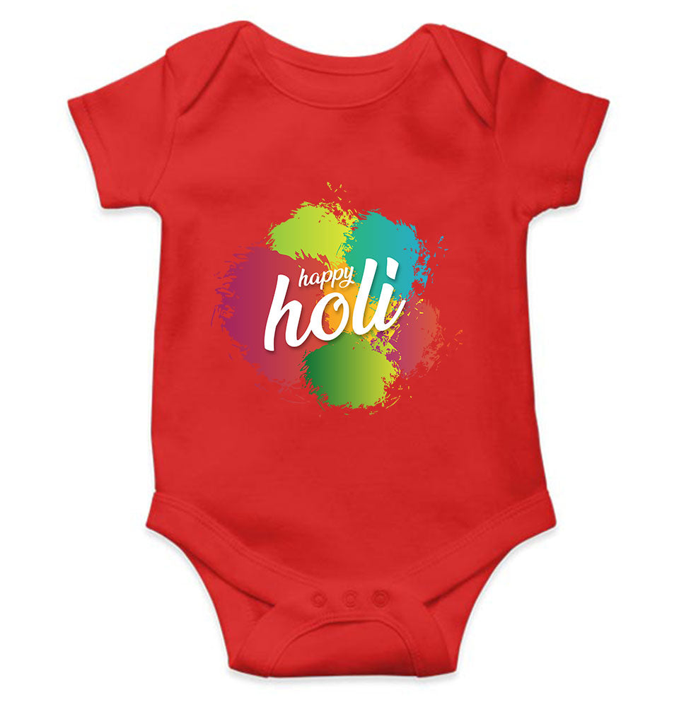 Happy Holi  Rompers for Baby Girl- KidsFashionVilla