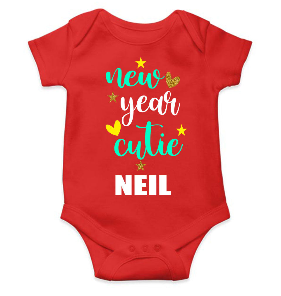Customized Name New Year Cutie Rompers for Baby Boy- KidsFashionVilla
