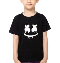 Load image into Gallery viewer, Marshmello Logo Half Sleeves T-Shirt for Boy-KidsFashionVilla
