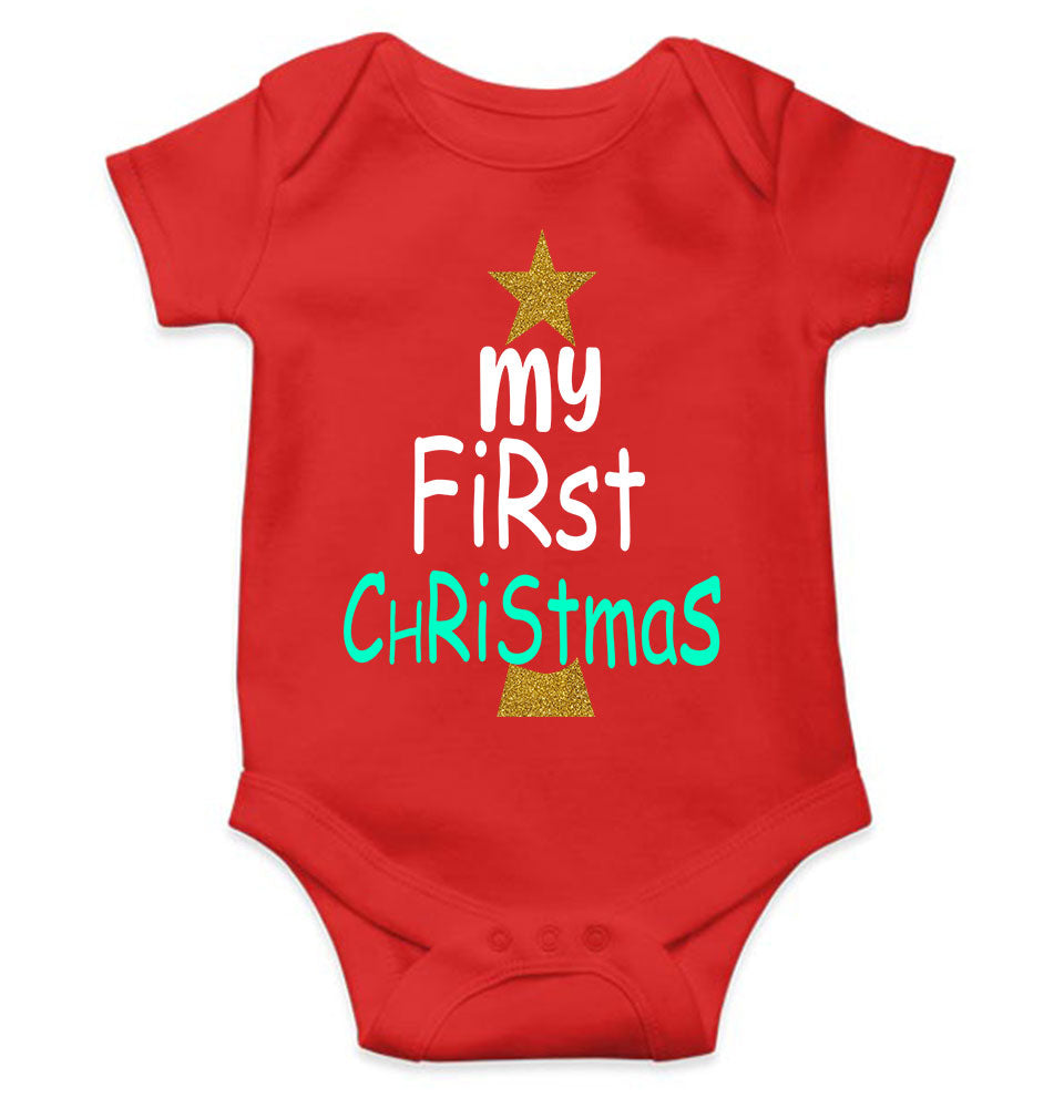 My First Christmas Rompers for Baby Girl- KidsFashionVilla