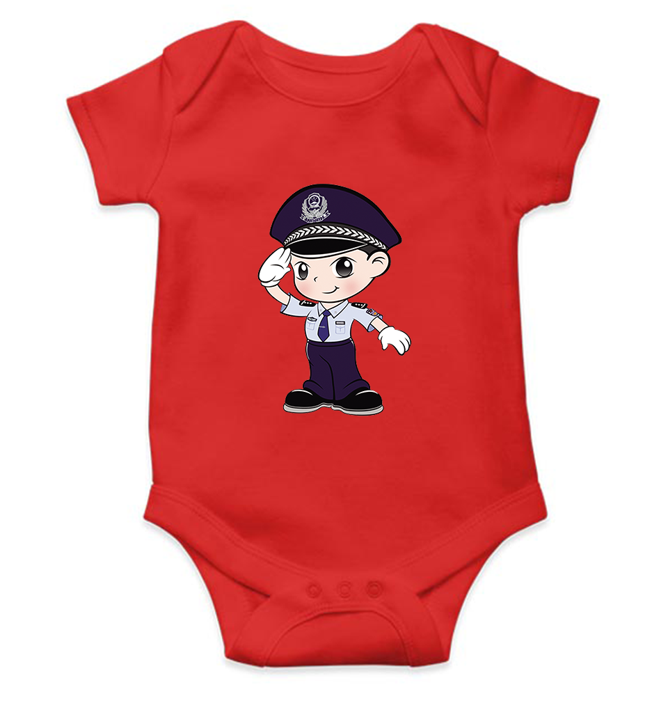 Future Police Rompers for Baby Girl- KidsFashionVilla