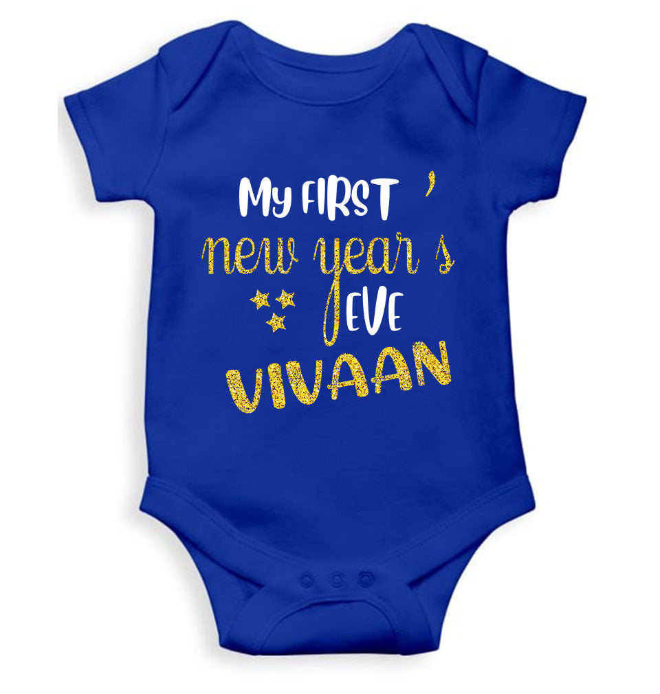 Customized Name My First New Year Rompers for Baby Boy- KidsFashionVilla
