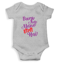 Load image into Gallery viewer, Bura Na Mano Holi Hai Rompers for Baby Girl- KidsFashionVilla
