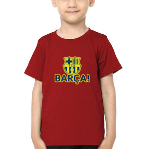 FCB Half Sleeves T-Shirt for Boy-KidsFashionVilla