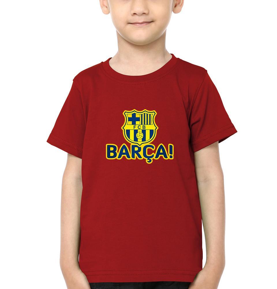 FCB Half Sleeves T-Shirt for Boy-KidsFashionVilla