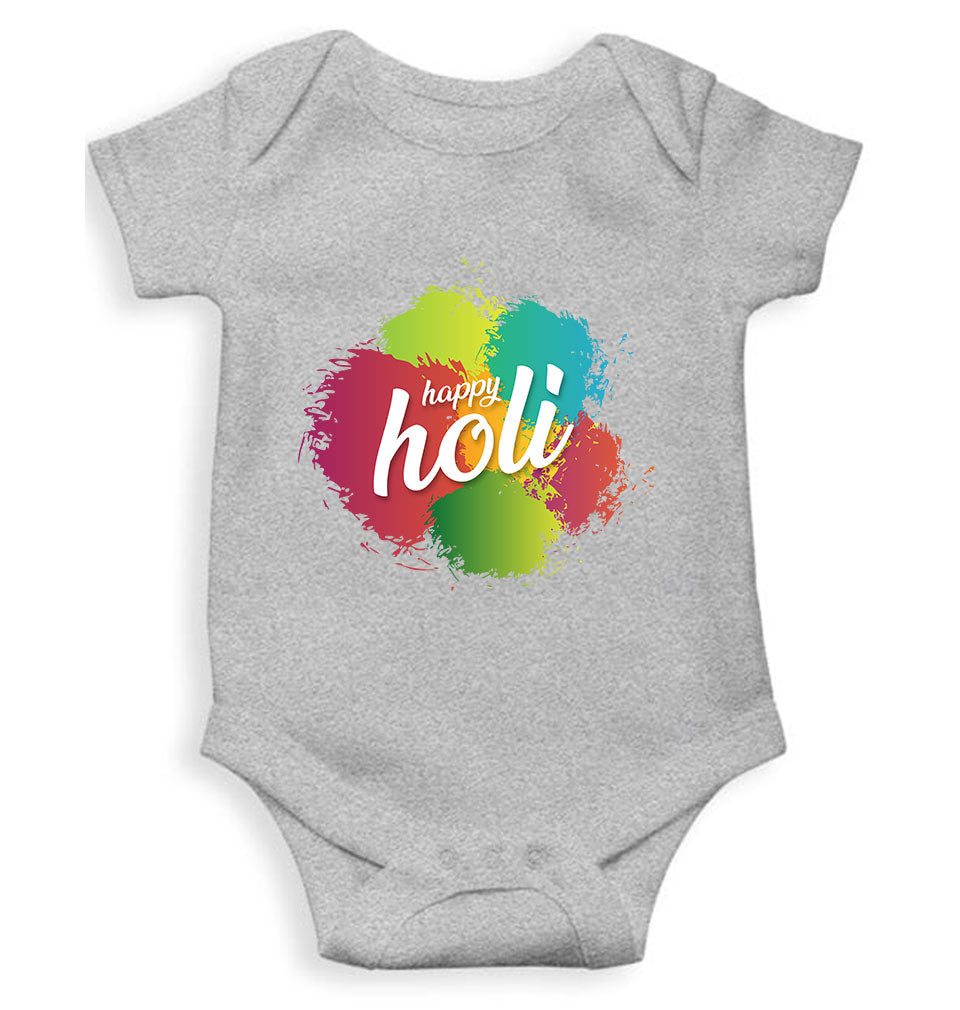 Happy Holi  Rompers for Baby Girl- KidsFashionVilla