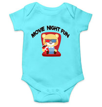 Load image into Gallery viewer, Movie Night Fun Rompers for Baby Boy- KidsFashionVilla
