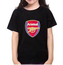 Load image into Gallery viewer, Arsenal Half Sleeves T-Shirt For Girls -KidsFashionVilla

