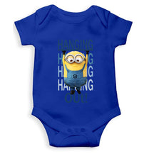 Load image into Gallery viewer, Hanging Out Minion Rompers for Baby Girl- KidsFashionVilla

