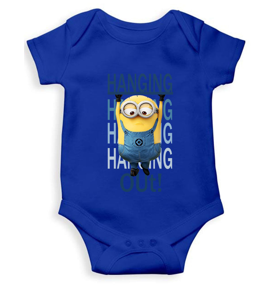 Hanging Out Minion Rompers for Baby Girl- KidsFashionVilla