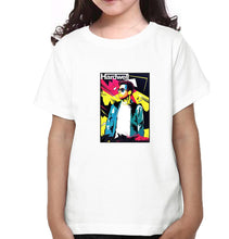 Load image into Gallery viewer, Hardwell abstract Half Sleeves T-Shirt For Girls -KidsFashionVilla

